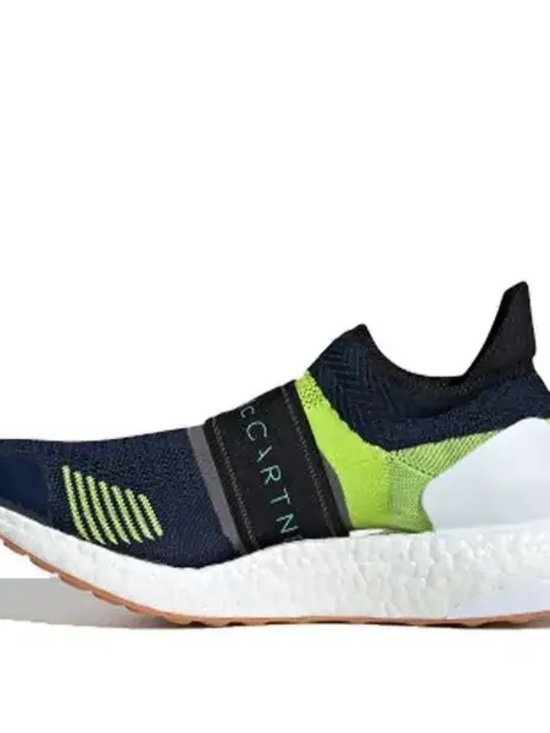 Stella McCartney Shoes - Stella McCartney Adidas Ultraboost 3D Navy and Lime Slip-On Sneaker